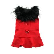Red Heart Button Coat